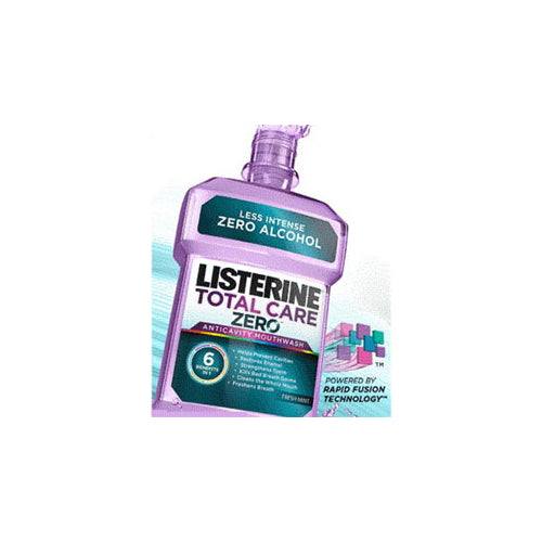 Warner Lambert Company 30671 Listerine Total Care Zero Fresh Mint Mouthwash 1L Warner Lambert Company 30671 Listerine Total Care Zero Fresh Mint Mouthwash 1L